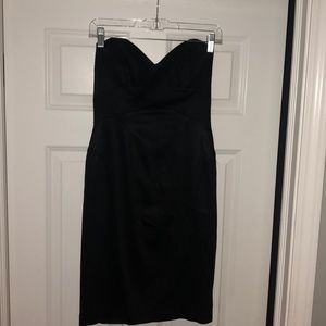 Nine West black strapless dress size 6